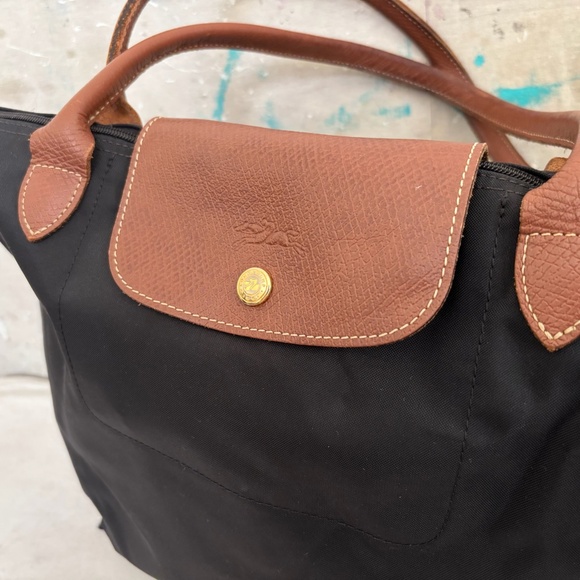 Longchamp Large Le Pliage Tote, Black - Picture 2 of 9